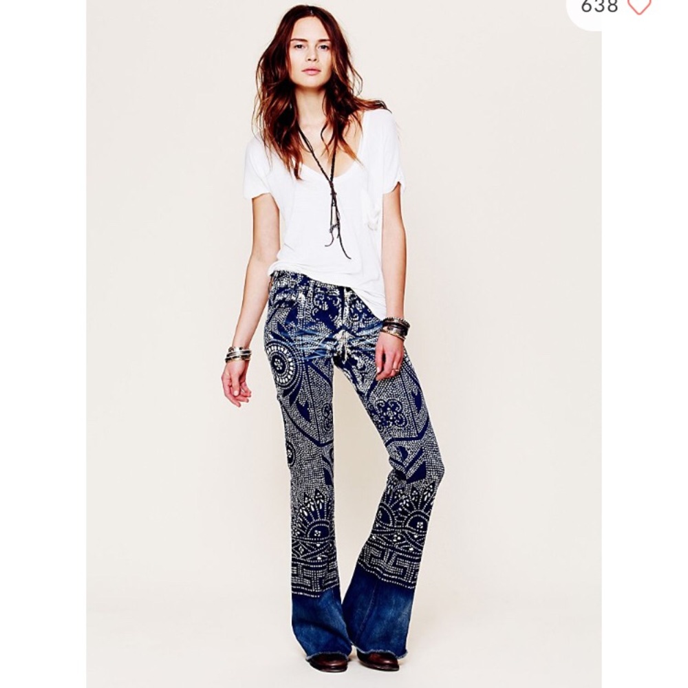 Free People discharge Bali flares